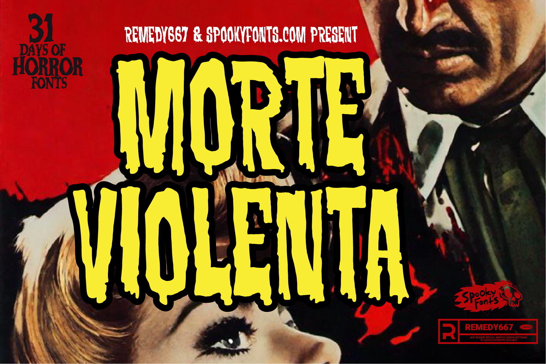 Morte Violenta - Giallo Horror Font